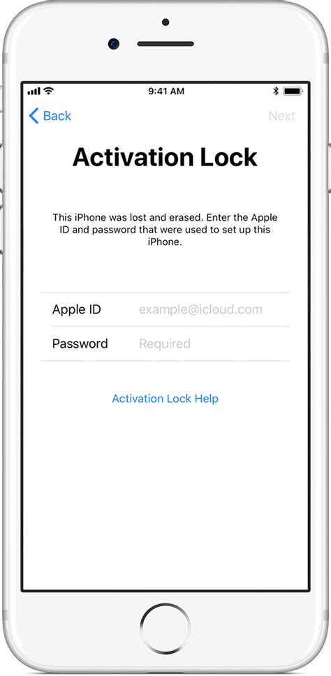 Turn Off Find My Iphone Activation Lock Apple Support