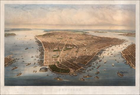 Gorgeous View Of Manhattan New York As It Looked In 1851 Usa Imgur