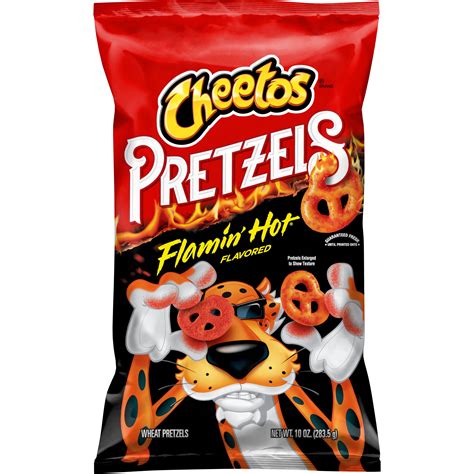 Cheetos Pretzels Flamin Hot Pretzel Snack Chips 100oz Bag