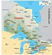 Map Of Ontario Canada Showing Cities - States Of America Map States Of ...