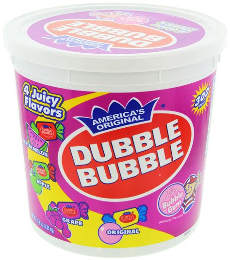 Dubble Bubble 4 Flavor Tub 13kg At Mighty Ape Nz