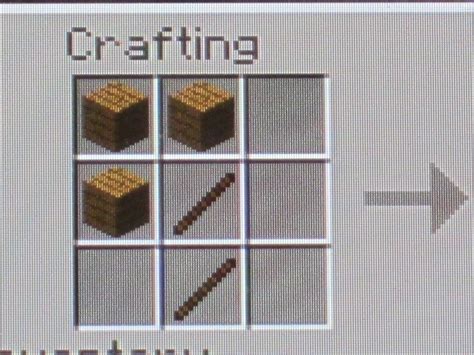 Minecraft How To Craft Items And Blocks How To Craft A Axe