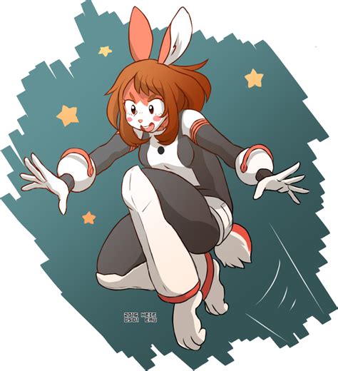 Uraraka Bunny By Heireau On Deviantart