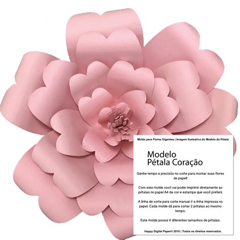 Papel flores folhas moldes gigantes gratuitos flower crafts paper petals pipoca rosa template artigo decoracao molde. Moldes De Flores Gigantes De Cartulina Para Imprimir ...