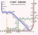 台中BRT、捷運路線圖