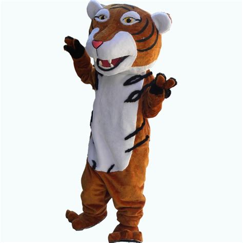 Mascot Tiger Mascot Costume Adult Cartoon Character Theme Animes