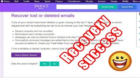 How To Recover Permanently Deleted Yahoo Mail From Trash Youtube