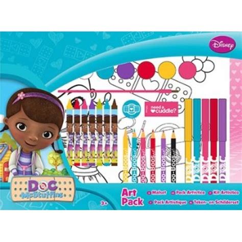 Disney Doc Mcstuffins 30 Pc Art Set Stationery 5055114266076