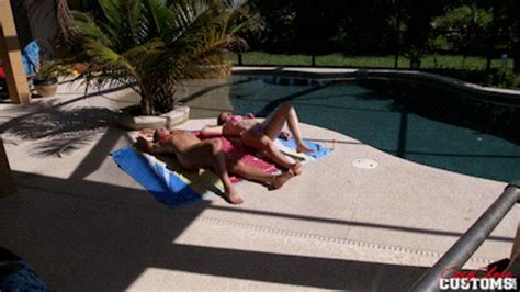 Wenona And Cory In Oiled By The Pool Dvd Kinki Cory Clips4sale