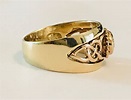 Royal Welsh gold - Clogau gold ring - Fabulous 9ct yellow and rose gold ...