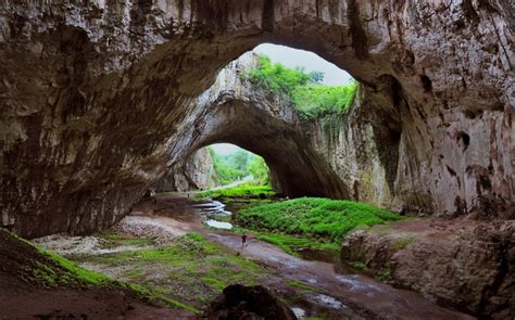 4566492 Cave Landscape River Rock Grass Nature Bulgaria