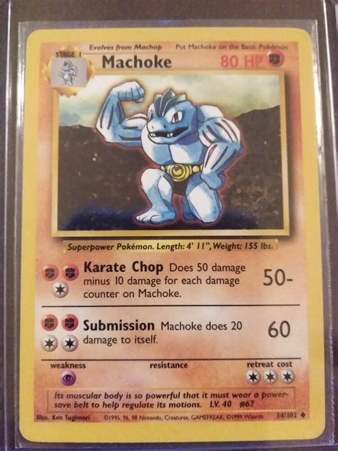 Charmeleon 24/102 1995 pokemon card! 1995 pokemon card Machoke | eBay