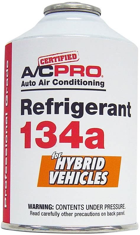 Ac Pro R134a Refrigerant Refill For Hybrid Vehicles 12 Oz