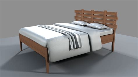 3d Bed 3d Model Cgtrader