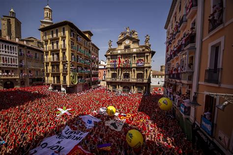 2015 San Fermin Fiestas In Pamplona Spain