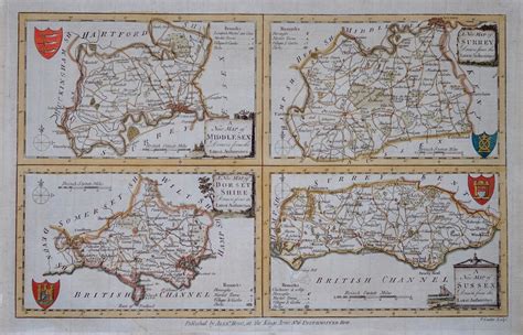 Sussex Antique Maps Old Maps Of Sussex Vintage Maps Of Sussex Uk