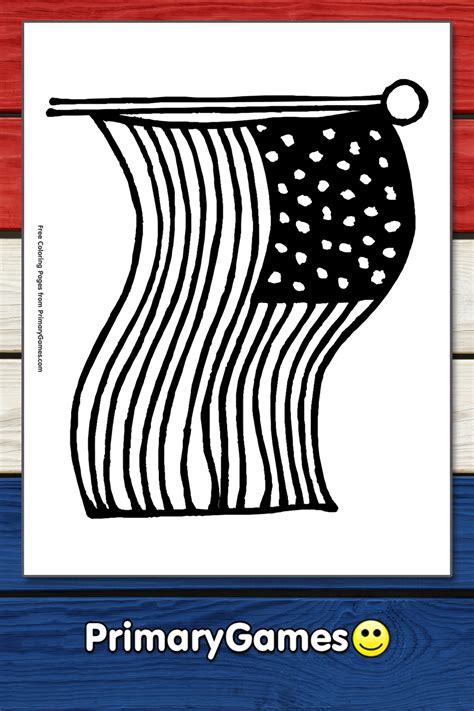 USA Flag Coloring Page | Printable Independence Day ...