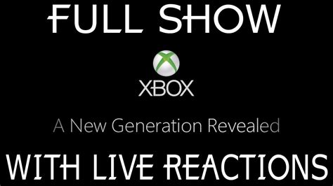 Xbox One Reveal Full Show W Live Reactions Danq8000 Youtube
