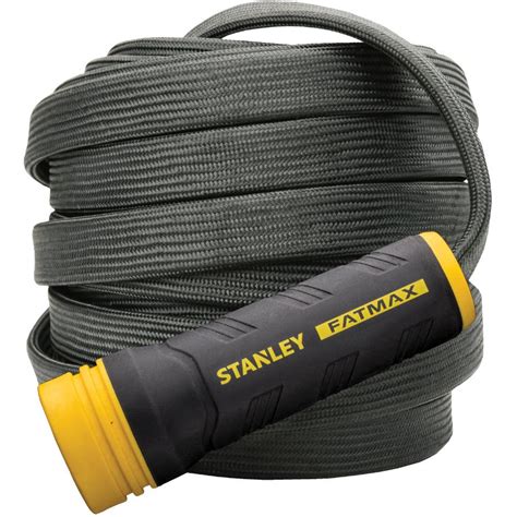 This hose is scratch and abrasion resistant and will maintain its flexibility in. Stanley - 50' Fat Max Exojacket Garden Hose :: Weeks Home ...