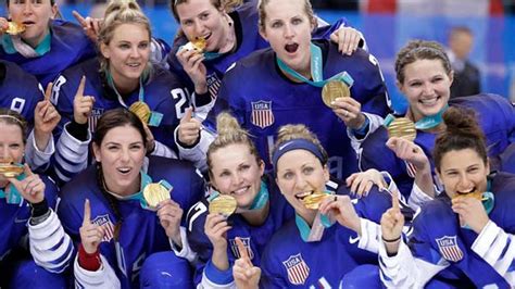 Us Womens Hockey Team Beats Canada For Olympic Gold