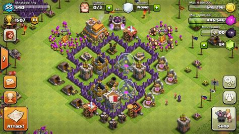 Clash Of Clans Town Hall Level 4 Defense
