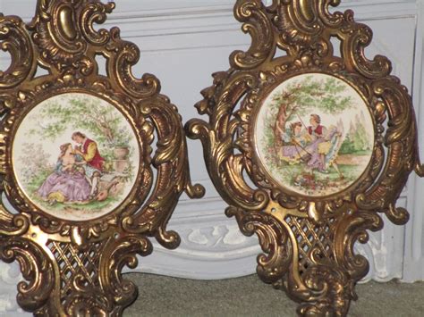 Spectacular Frenchvictorian Baroque Wall Decor Heavy Metal And