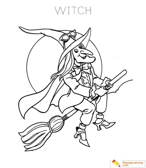 The Witches Coloring Pages Learny Kids