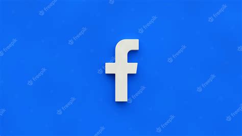 Premium Photo 3d Facebook Logo Background Design Asset Social Media