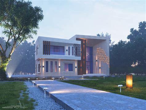 Modern Villa Design Abu Dhabi On Behance