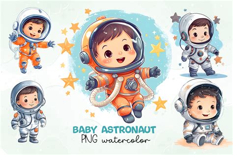 Baby Astronauts Png Sublimation Graphic By Artistry Alley Creative