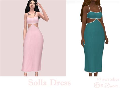 Dissia Solla Dress 47 Swatches Base Game