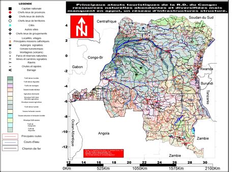 les cartes géographiques de la RDC