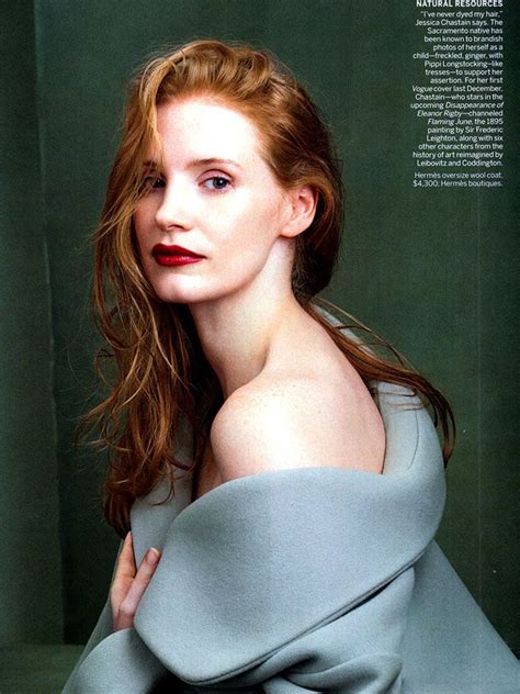 Jessica Chastain Photographed By Annie Leibovitz For Fire Starters