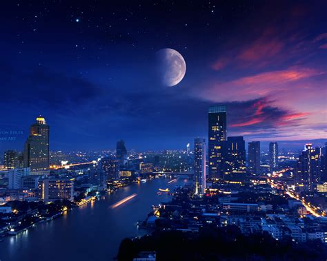 Download and use 10,000+ city wallpaper stock photos for free. 1280x1024 City Lights Moon Vibrant 4k 1280x1024 Resolution ...