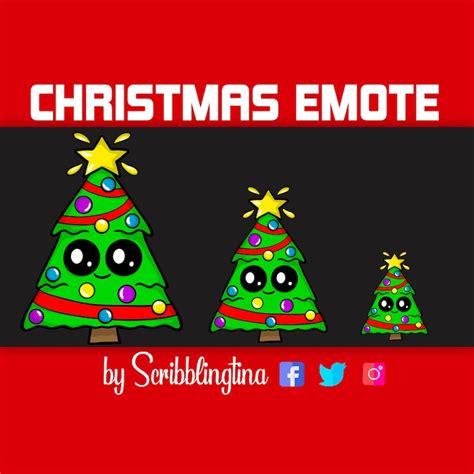 Twitch Emote Emote Christmas Emote Cute Emote Christmas Etsy