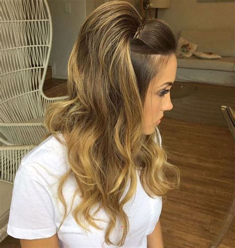 Downdo With A Bouffant Night Out Hairstyles Hair Styles Half Updo