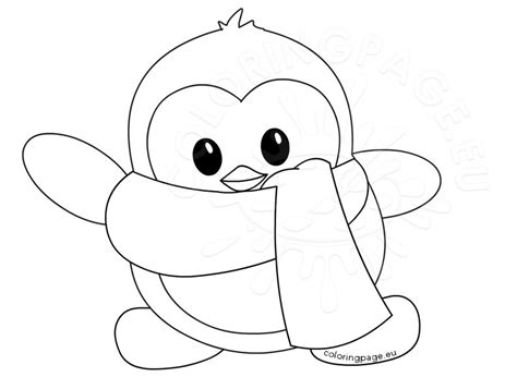 Cute Penguin Coloring Pages At Free