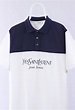 Vintage Vintage Mens Ysl Yves Saint Laurent Big Logo Polo Shirt | Grailed