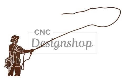 Fly Fishing Cast Dxf File For Cnc