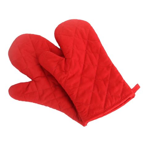1pair Heat Resistant Oven Gloves Baking Gloves Cooking Anti Slip