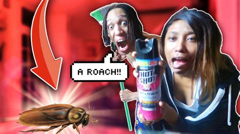 hilarious cockroach prank on girlfriend youtube