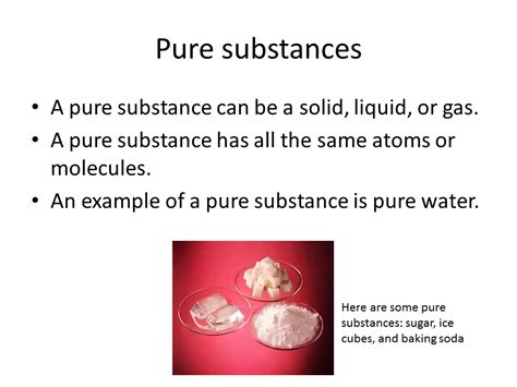 Types Of Pure Substances Concepts Explanation Embibe