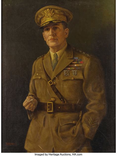 EMIL HERMANN (1870-1966). Portrait of General Douglas ...