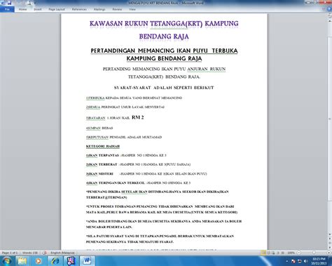 Pertandingan atau game memancing kembali meriah. KRT KAMPUNG BENDANG RAJA KUBUR PANJANG: PERTANDINGAN ...