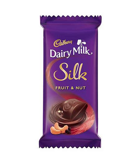 1.0 out of 5 stars doesn't mix well with water or silk milk. Cadbury Dairy Milk Silk Fruit Nut Chocolate, कैडबरी चॉकलेट - M/S R K TRADERS, Shahjahanpur | ID ...