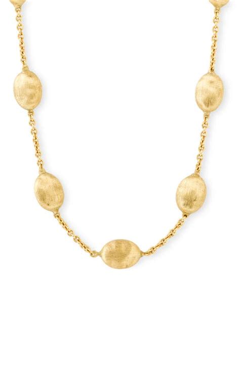 Womens 18k Gold Necklaces