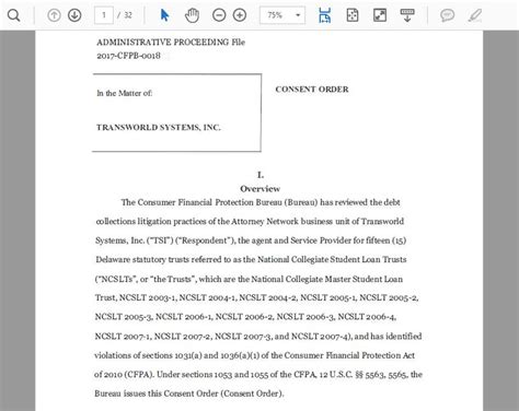 Consumer Debt Litigation Mostly Texas Transworld Systems Incs