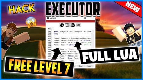 New Roblox Free Executor Level Full Lua Loadstring Script