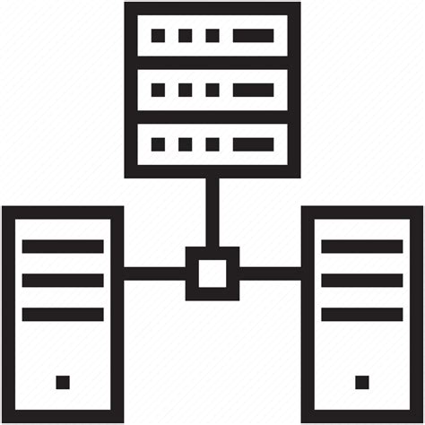 Database Mainframe Networking Server Server Rack Icon Download On