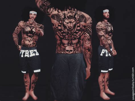 Sims Full Body Tattoo Male Tattoos Ai